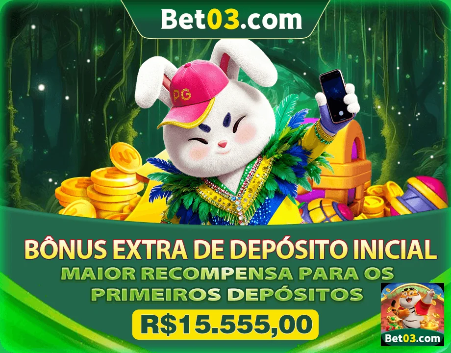 Acesso rápido ao cassino online Bet03 na tela do celular