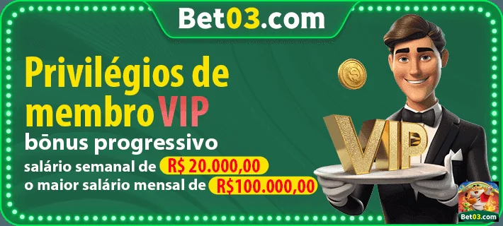 Serviços VIP e promoções na bet03