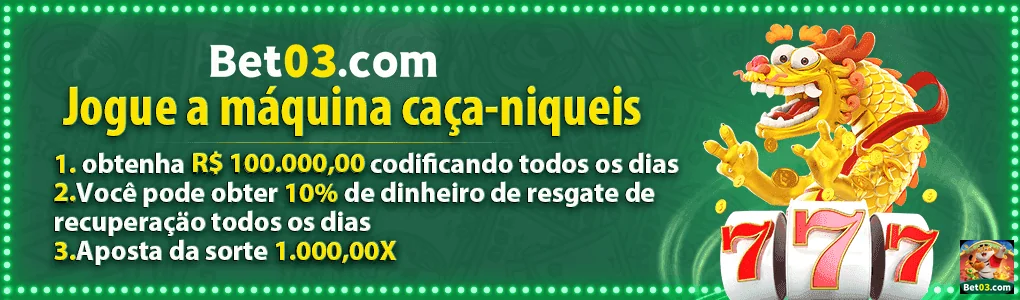 RTP médio de 97,3% em slots da bet03
